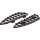 MX Driver Floorboards Black Anodized