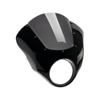 Dark Night Semifairing without Bracket and Screen Dimensions Fairing with Screen, Height 470 mm x Width 460 mm