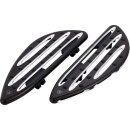 Deep Cut Floorboards Black Cut Anodized