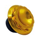 12 Point Gas Cap Gold Anodized