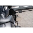 Forged Highway Peg Mounts Including Arlen Ness Black Knurled Style Shifter Pegs Black Anodized