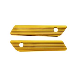 10-Gauge Saddlebag Latch Covers Gold