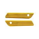 10-Gauge Saddlebag Latch Covers Gold