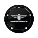 Performance Timer Cover 5-Hole Gloss Black Anodized