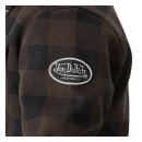 Von Dutch Pepper Co Karo Hemd Jacke braun S