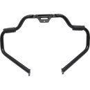 Motorschutz Bügel mit Highway Pegs schwarz für Harley Softail 18-24