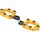 Ness-MX Footpegs (No Mounts included) Gold Anodized