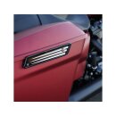 Deep Cut Saddlebag Latch Covers Black Cut Anodized