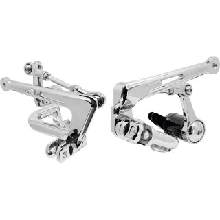Bagger Mid-Control Kit Chrome