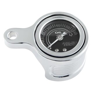 Method Oil Pressure Gauge Kit for M8 Softail and Touring Chrome