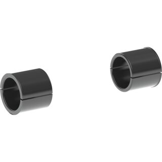 Handlebar Reducing Sleeve Kit 1 1/4" to 1 1/8" Black Anodized