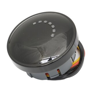LED Tankanzeige schwarz für Harley 01-03