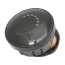 LED Tankanzeige schwarz für Harley 01-03