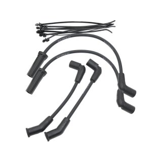 Blue Strea Silicon Zündkabel Set schwarz für Harley Softail 18-24