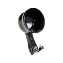 Bottom to Top Mount Speedometer Conversion Kit for Ricks Club Style Riser Kit S Black Anodized
