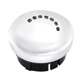 LED Tankanzeige chrom für Harley Modelle 08-17