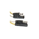 Flat Type 2 Pole Neoprene Molded Connector