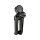 Club Style Pullback S Riser Kit with Top Mount Round Speedometer 11,5" Height, 1 1/4" Clamp Diameter Black Anodized