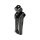 Club Style Pullback S Riser Kit with Top Mount Round Speedometer 11,5" Height, 1 1/4" Clamp Diameter Black Anodized