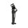 Club Style Pullback S Riser Kit with Top Mount Round Speedometer 11,5" Height, 1 1/4" Clamp Diameter Black Anodized