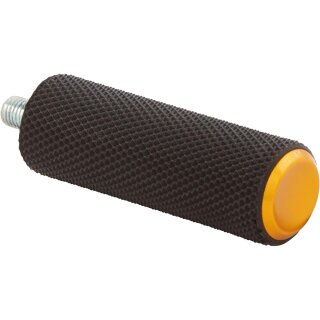 Knurled Rubber Shift/Brake Peg Gold Anodized