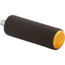 Knurled Rubber Shift/Brake Peg Gold Anodized