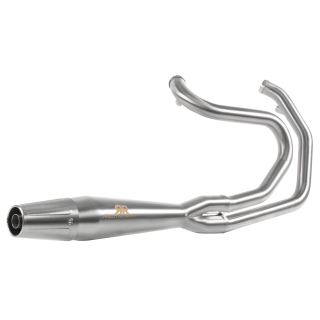 Redthunder 2-1 Auspuffanlage Edelstahl Satin für Harley Dyna 06-17