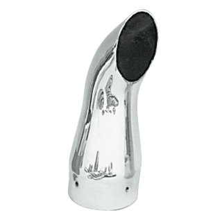 Supertrapp chrome turn/out end cap