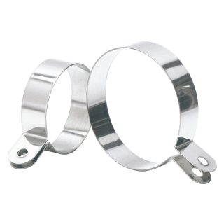Supertrapp Clamp center pull 4.5" stainl