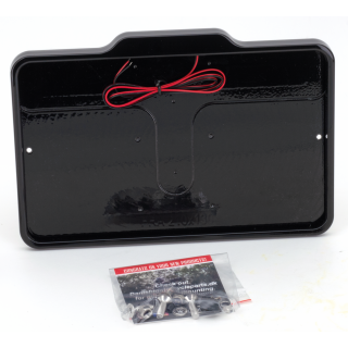 DMP License Frame FR Gloss Black