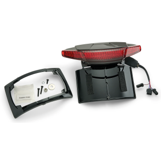 Black Pl. Holder/Tail Red FLHT14-Up