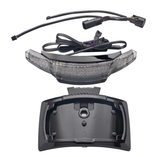 Black Pl. Holder/Tail Smoke FLH/T14-Up