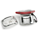 Chrome Pl. Holder/Tail Red FLHT14-Up