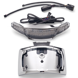 Chrome Pl. Holder/Tail Smoke FLH/T14-Up