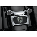 Chrome License Frame Smoke Lens FLH/T14-