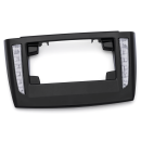 Black License Frame Smoke Lens Tri09-Up