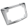 Universal License Plate Frame Chrome