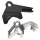 Radial Caliper Bracket Red FLH/T14-Up