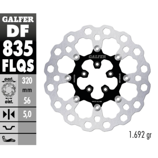 Galfer DF835 Cubiq Floating 12.6" Black