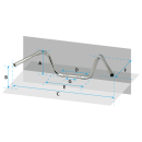 ZCP Chicano Ape 14" chrome f/ 1"risers