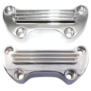 Top Riser Clamp Finned 1" Chr HD73-Up