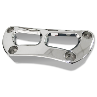 Top Riser Clamp Cut-Out 1" Chr HD73-Up