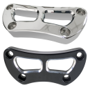 Top Riser Clamp Cut-Out 1" Chr HD73-Up