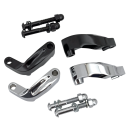 Smooth Mirror Relocation Kit Chrome