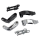 Smooth Mirror Relocation Kit Chrome