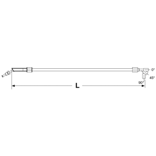 Chrome clutch line adaptor 14-16 & SE