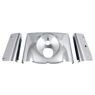 Fork Cover Kit Smooth Chrome FLST86-17