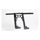 Dominator, club style crash bar front. M8 Softail. Black