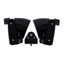 Ochsenkopf Scheinwerfer Verkleidung schwarz für Harley Road King 14-22