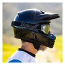 Biltwell Ridgeline Motorrad Brille Script grau
